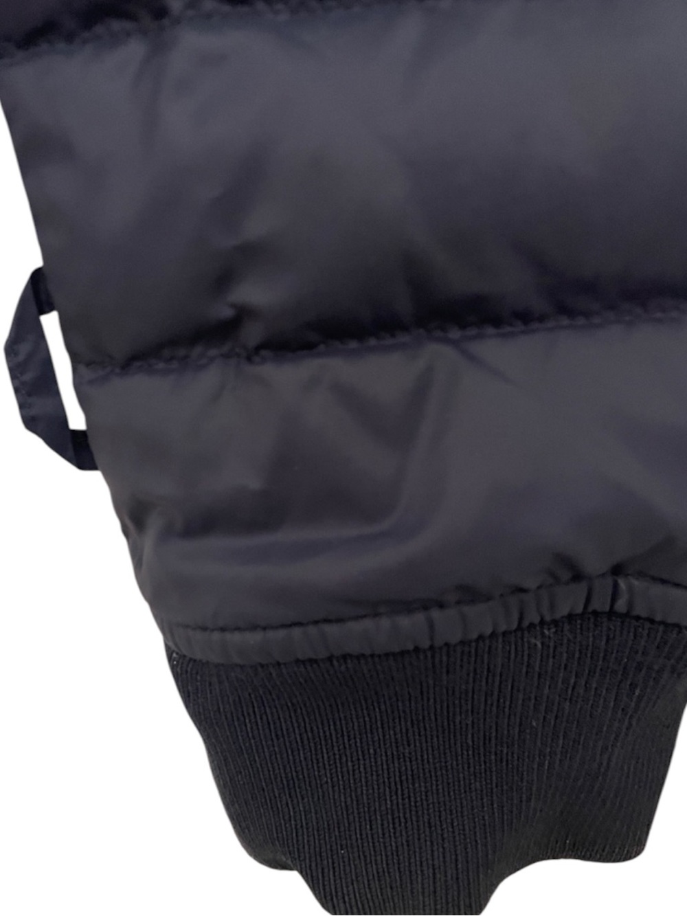 Polo by Ralph Lauren Vintage Navy Quilted Down Puffer Bomber Jacket* Unisex XS - Picture 5 of 16